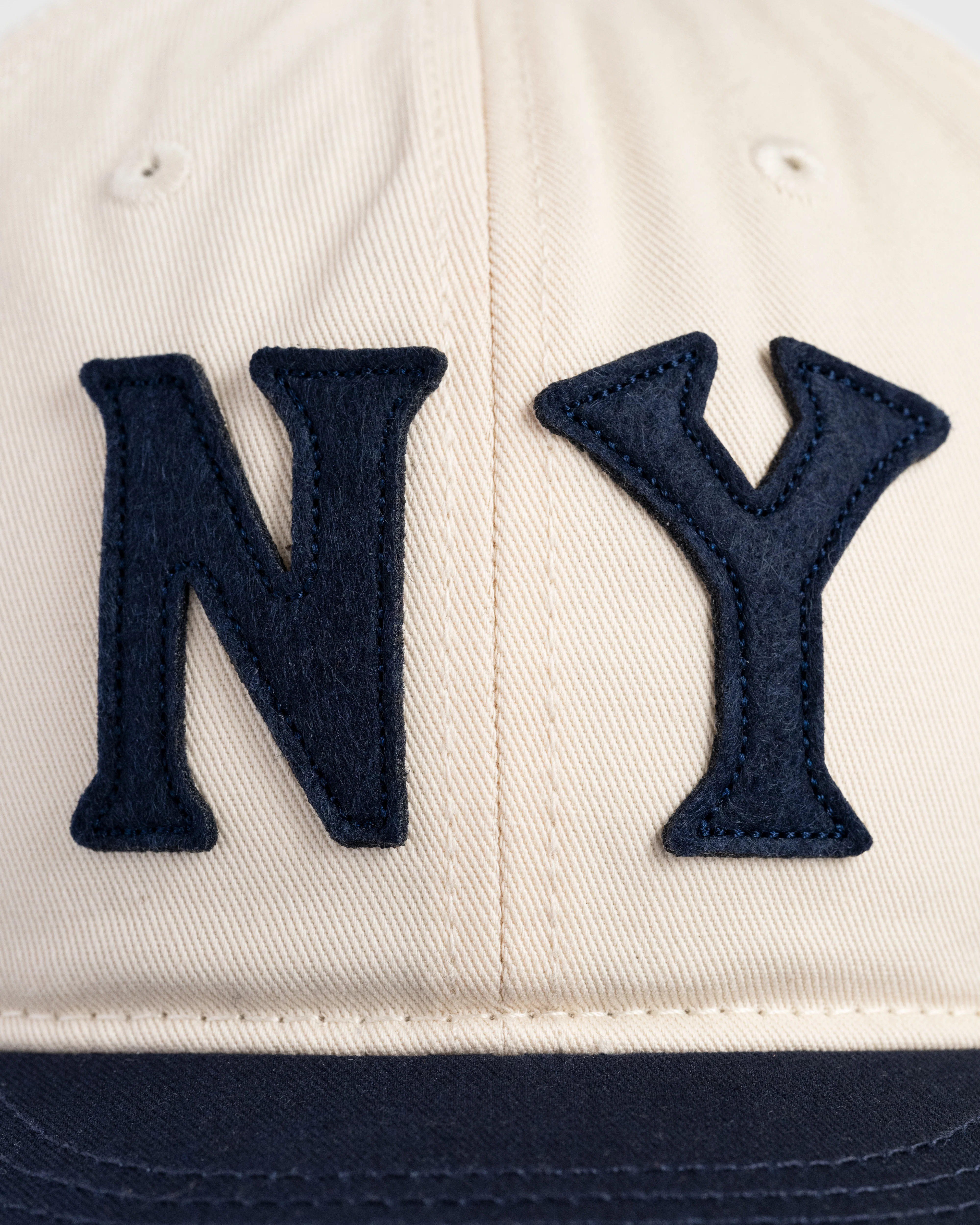 New York Black Yankees Felt 'NY' Cotton Twill Ballcap - Image 5