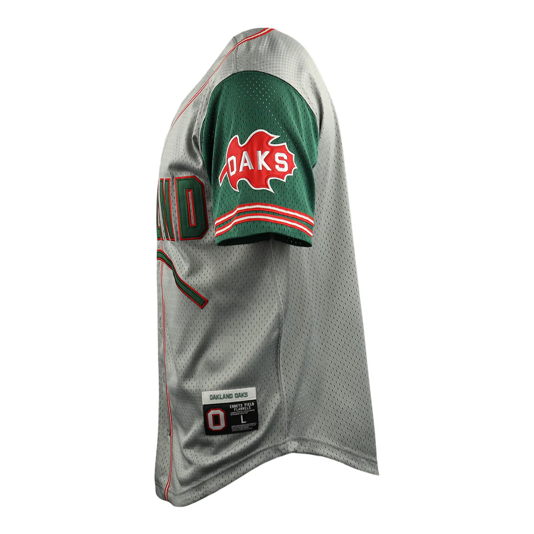 Oakland Oaks EFF DNA Replica Button-Up Mesh Jersey - Image 3