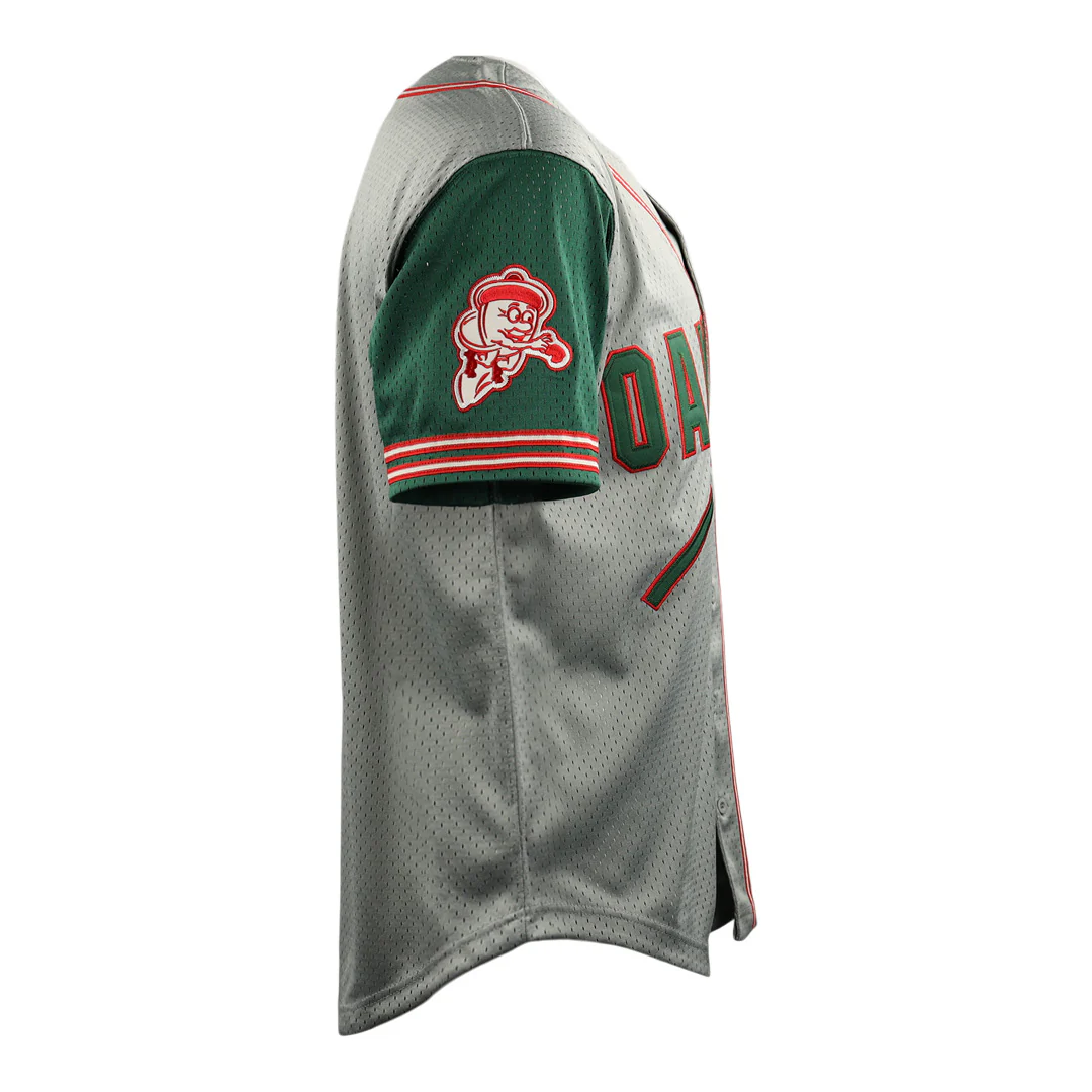Oakland Oaks EFF DNA Replica Button-Up Mesh Jersey - Image 6