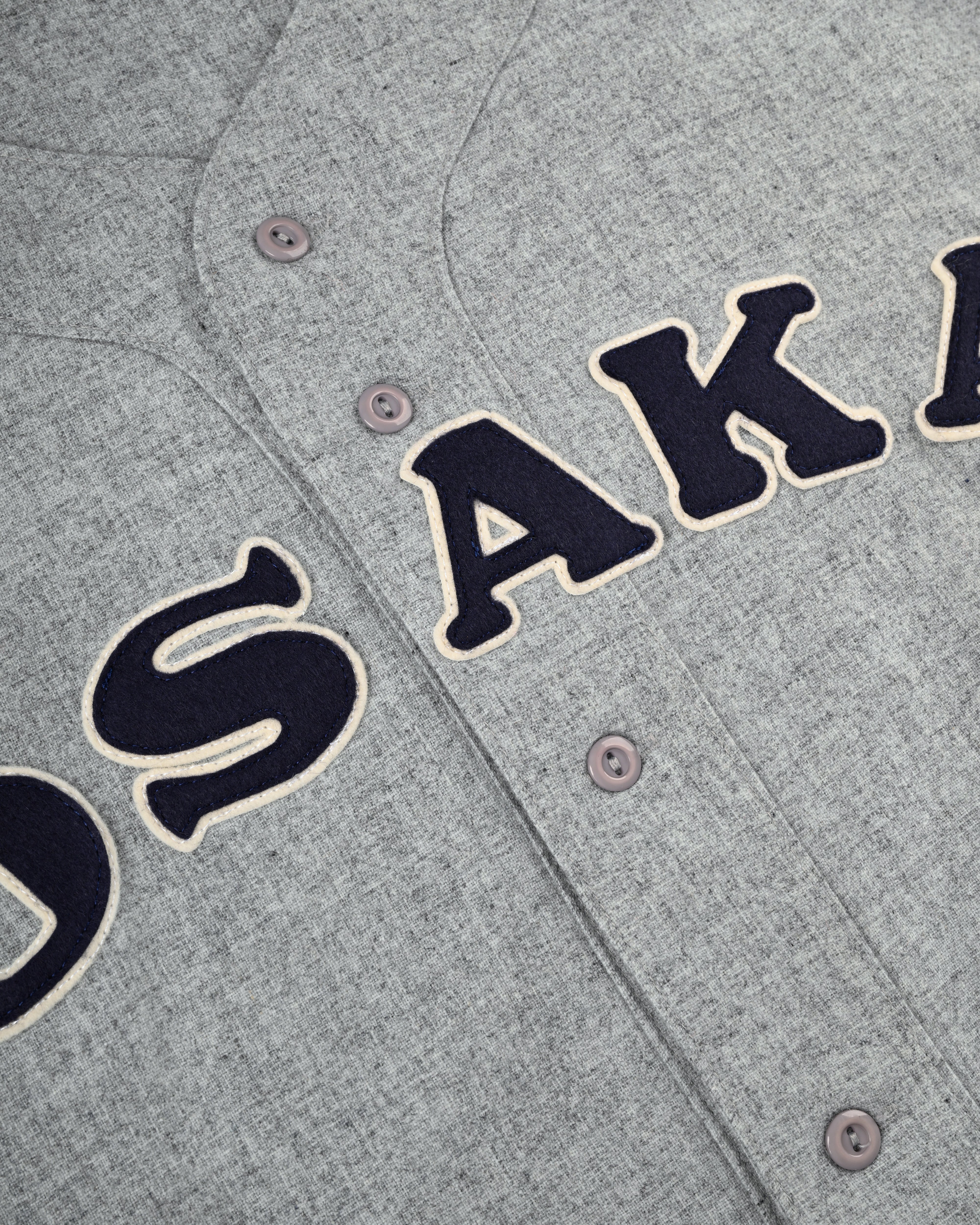 Osaka Tigers 1959 Authentic Wool Road Baseball Jersey - Image 3