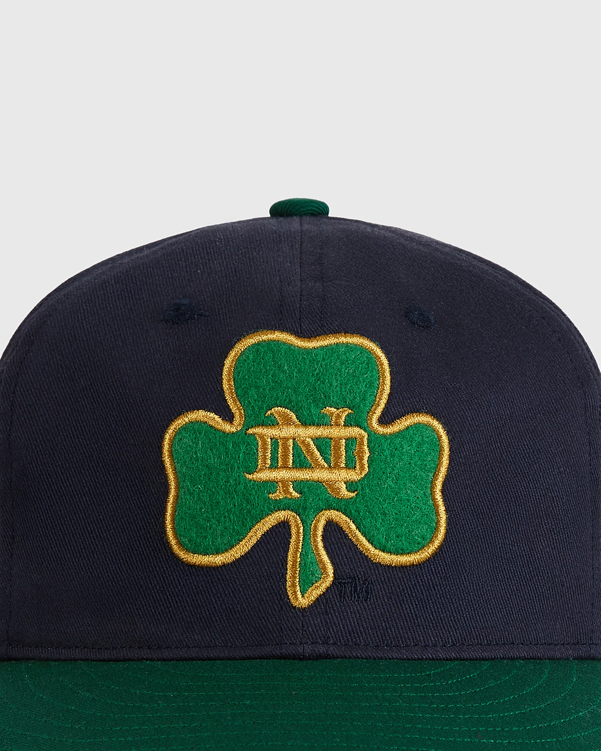 University of Notre Dame Shamrock Cotton Twill Ballcap - Image 7