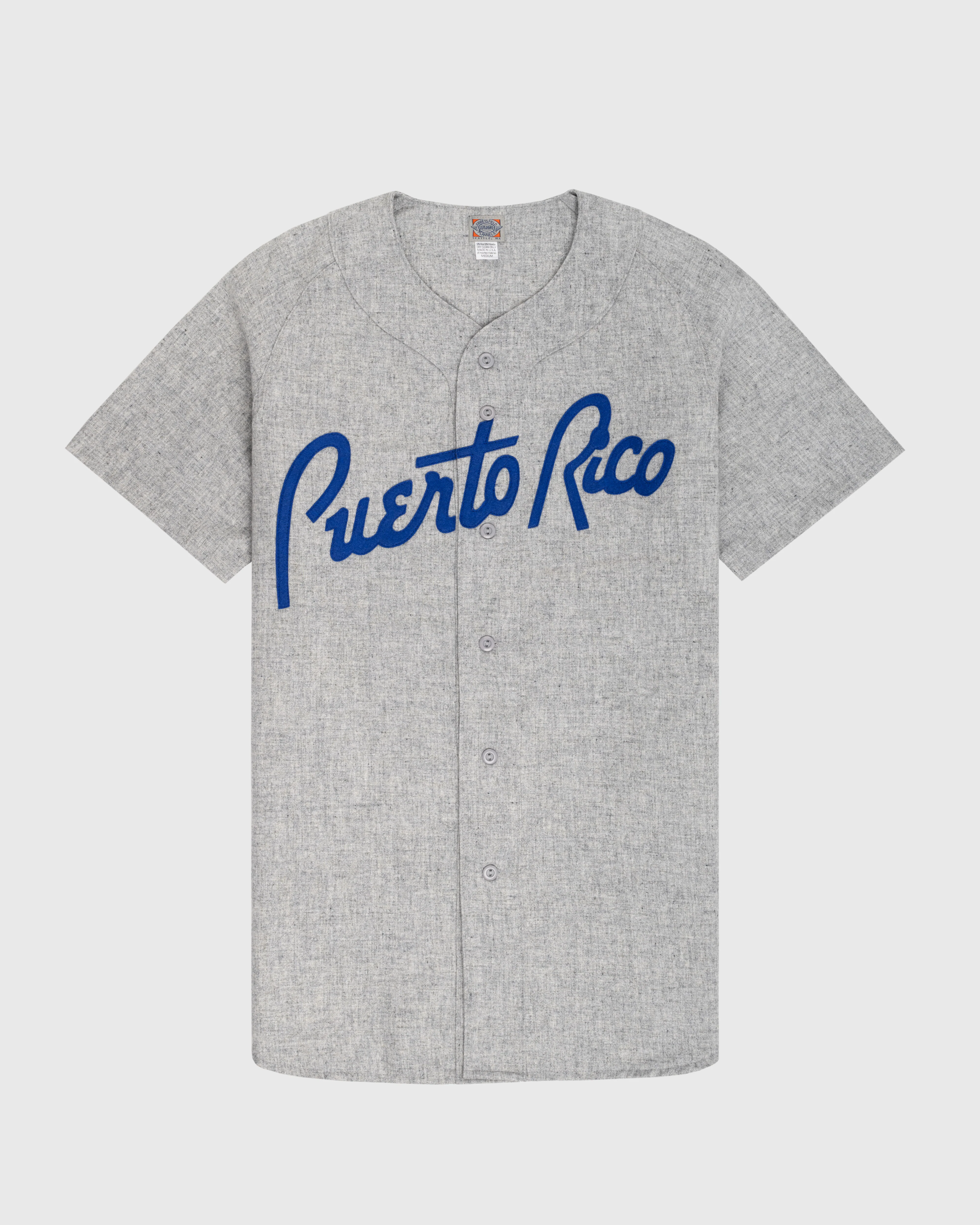 Puerto Rico 1958 National Team Authentic Wool Road Baseball Jersey