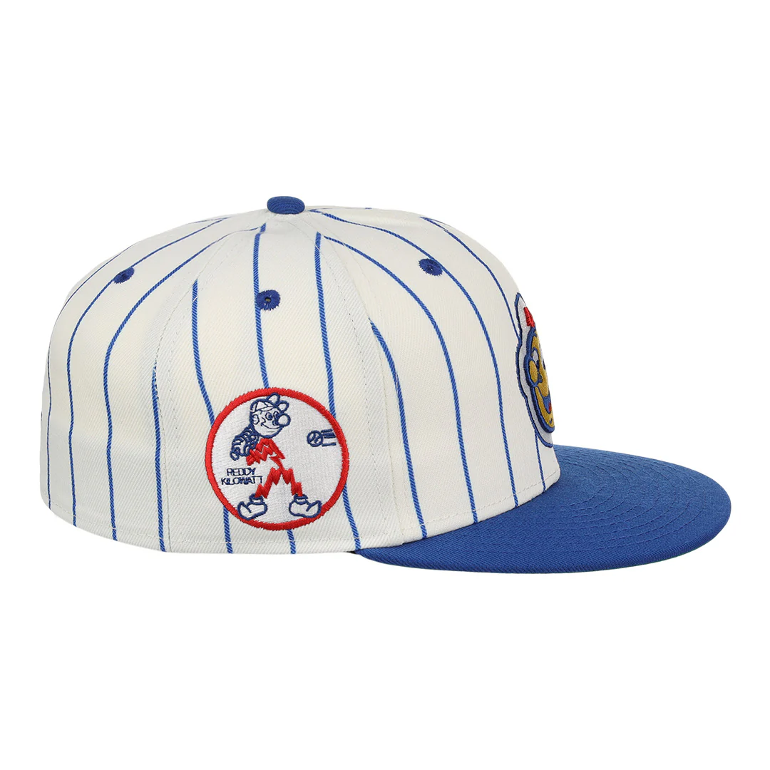 Reddy Kilowatt EFF Pinstripe Fitted Ballcap - Image 2