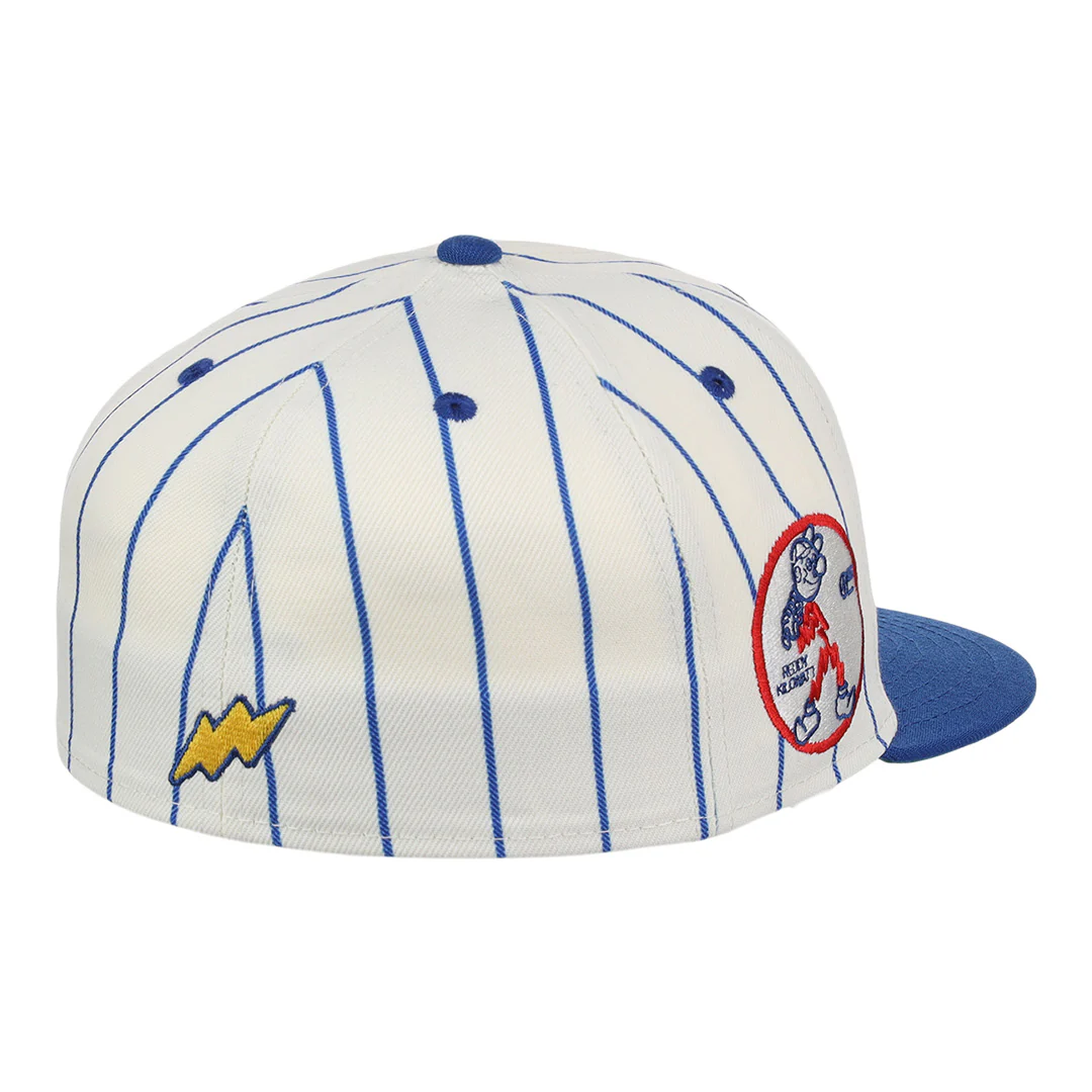 Reddy Kilowatt EFF Pinstripe Fitted Ballcap - Image 3