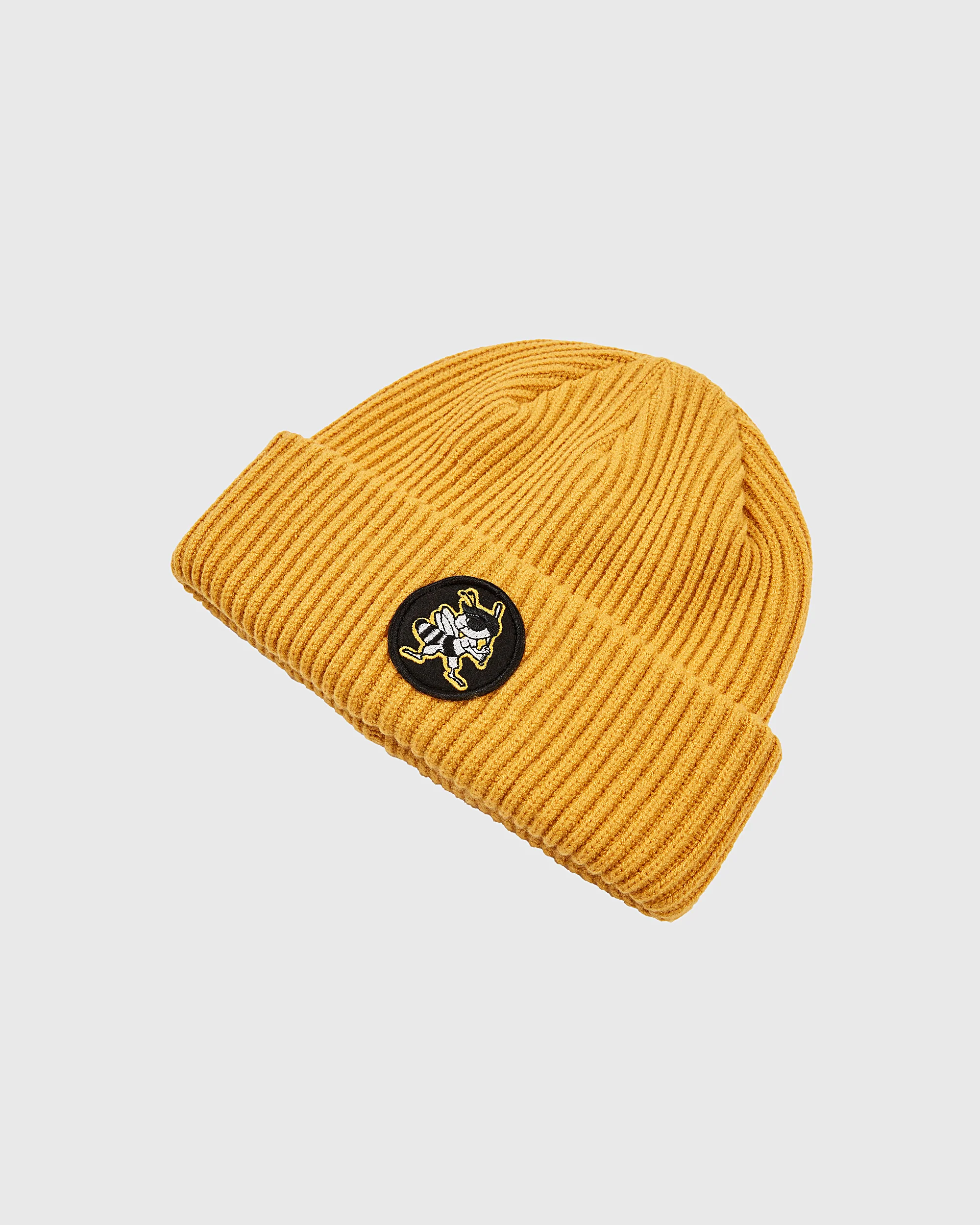 Salt Lake Bees Patch Logo Ribbed Beanie - Image 3