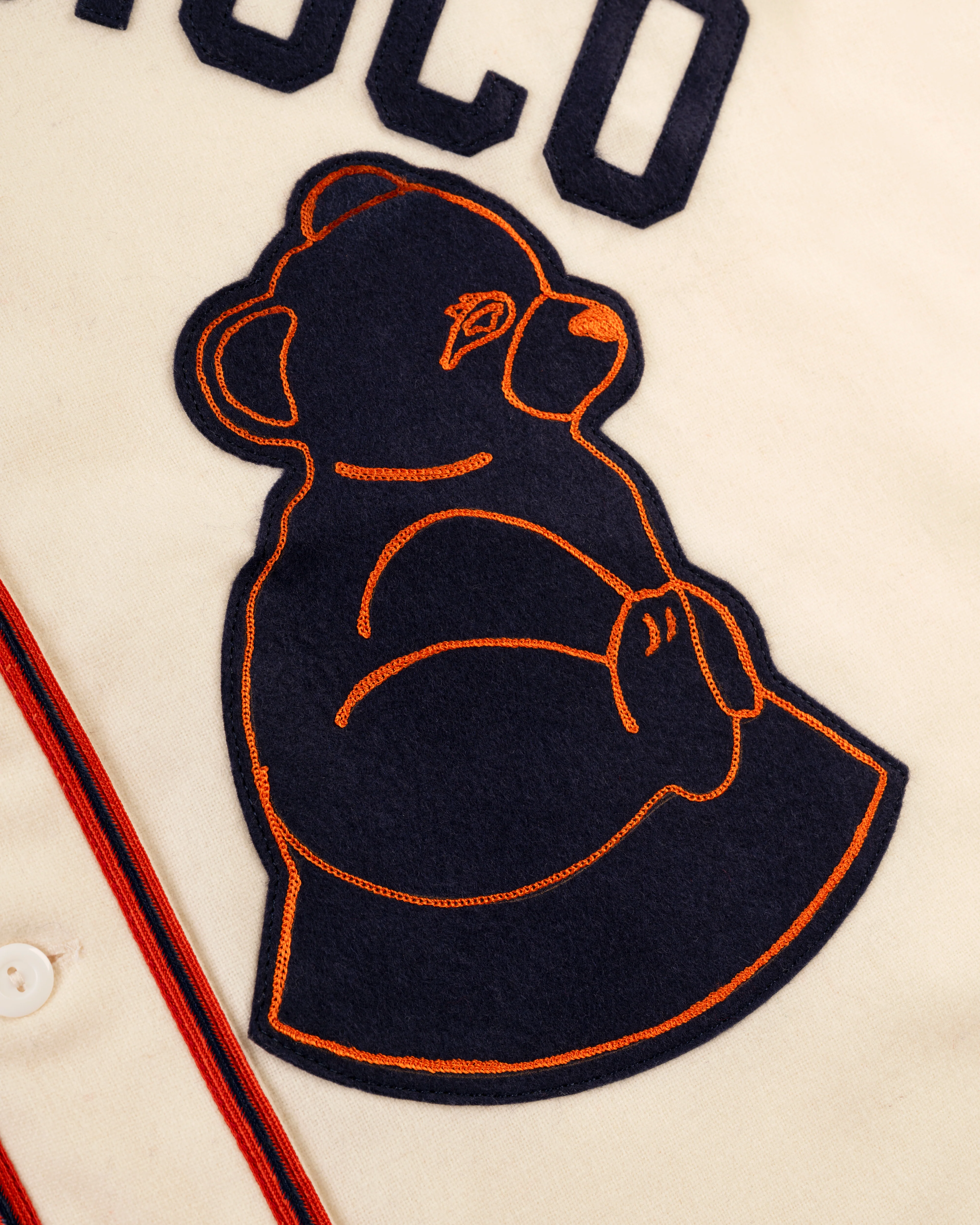 San Francisco Sea Lions 1946 Authentic Wool Home Jersey - Image 4