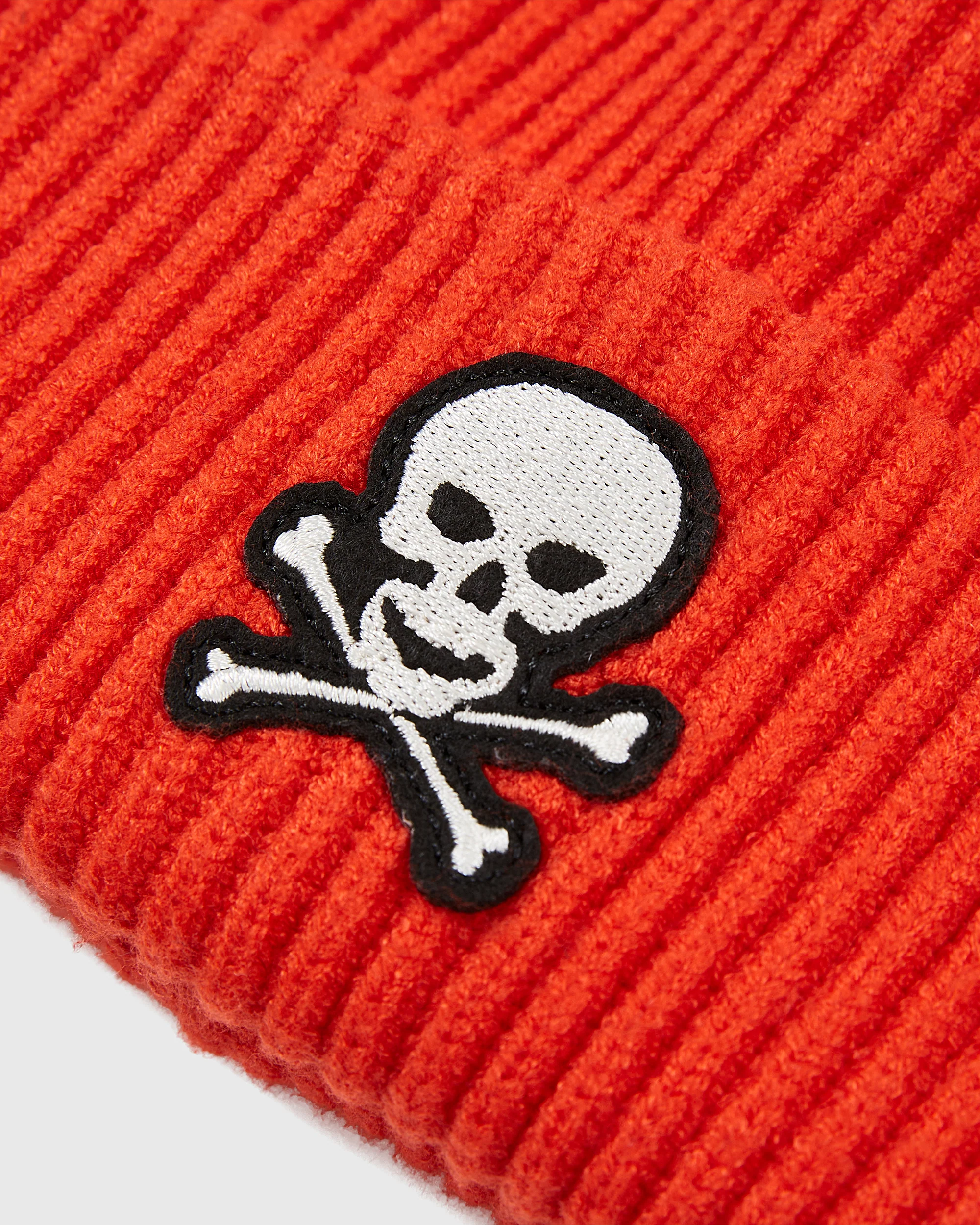 Sioux City Ghosts Embroidered Felt Ribbed Beanie - Image 4