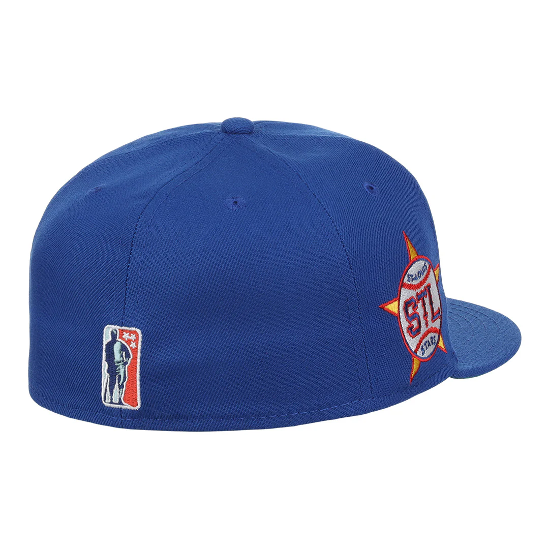 St. Louis Stars NLB Team Color Fitted Ballcap - Image 4