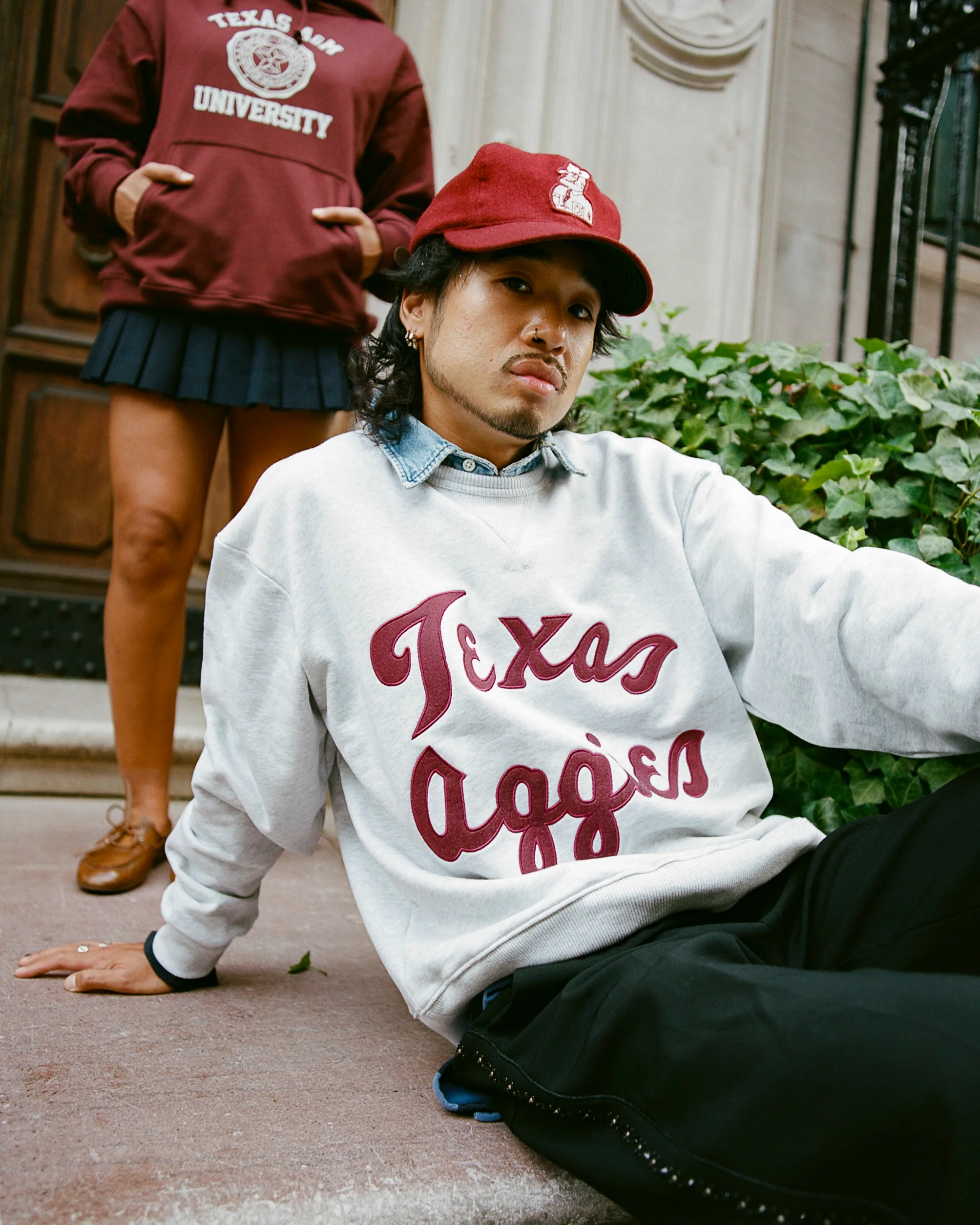 Texas A&M University Heavyweight Cotton Terry Crewneck - Image 2