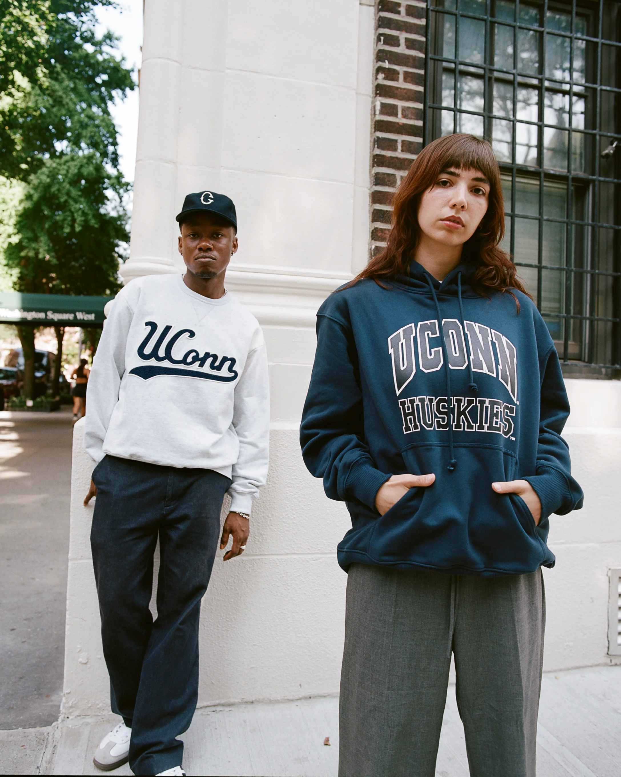 University of Connecticut Heavyweight Cotton Terry Crewneck - Image 2