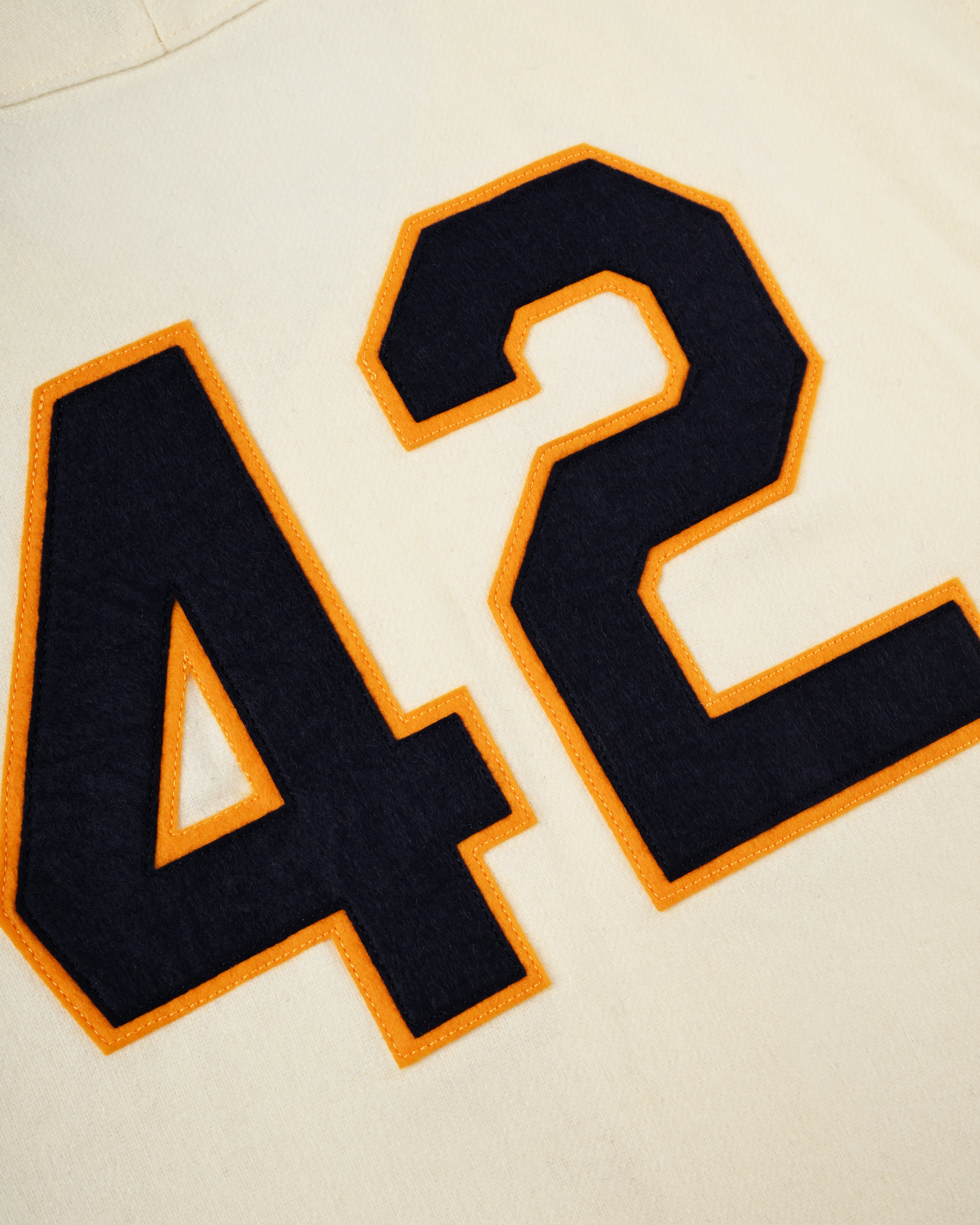 University of Notre Dame 1956 Authentic Wool Home Baseball Jersey - Image 4