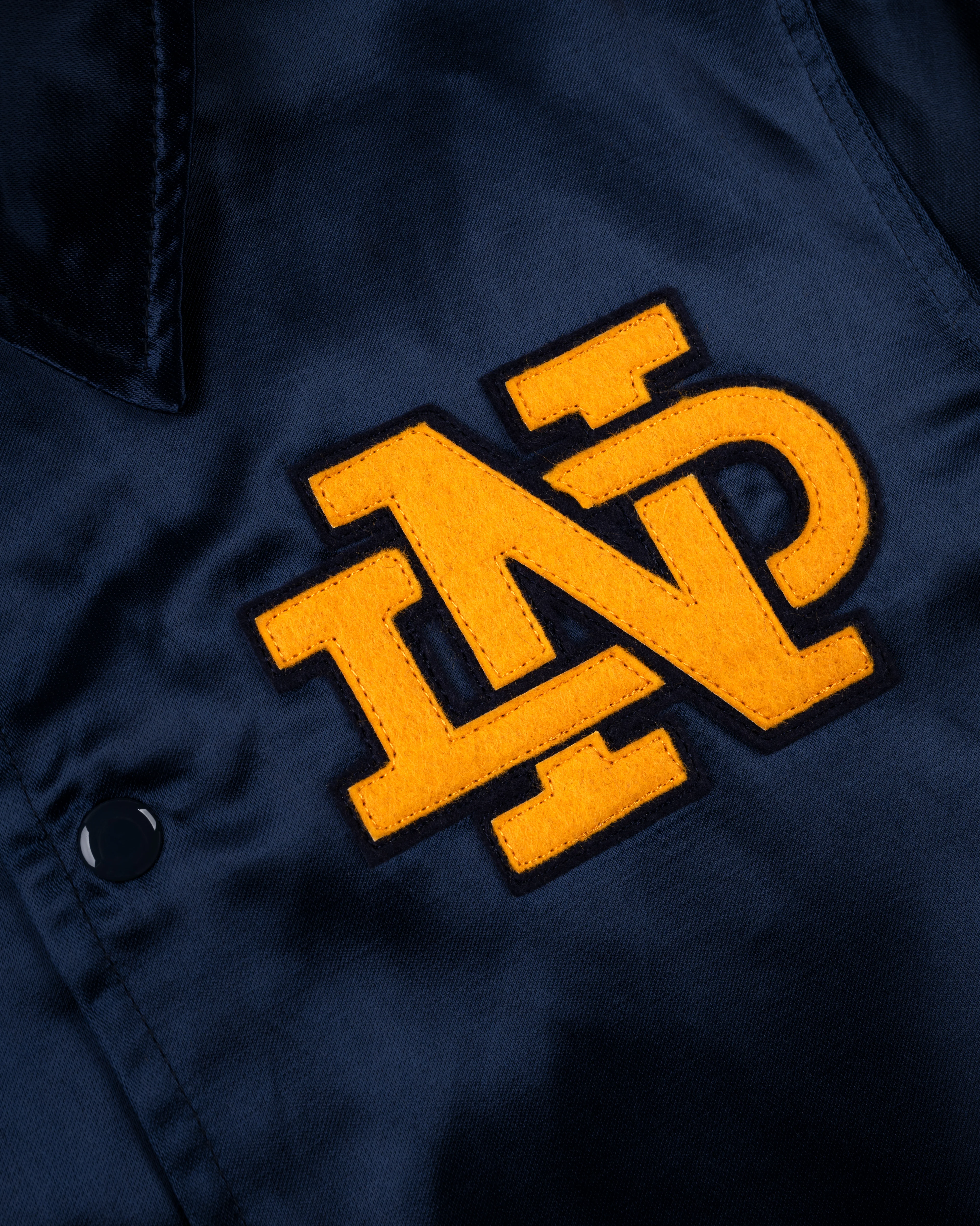 University of Notre Dame Satin Windbreaker Jacket - Image 3