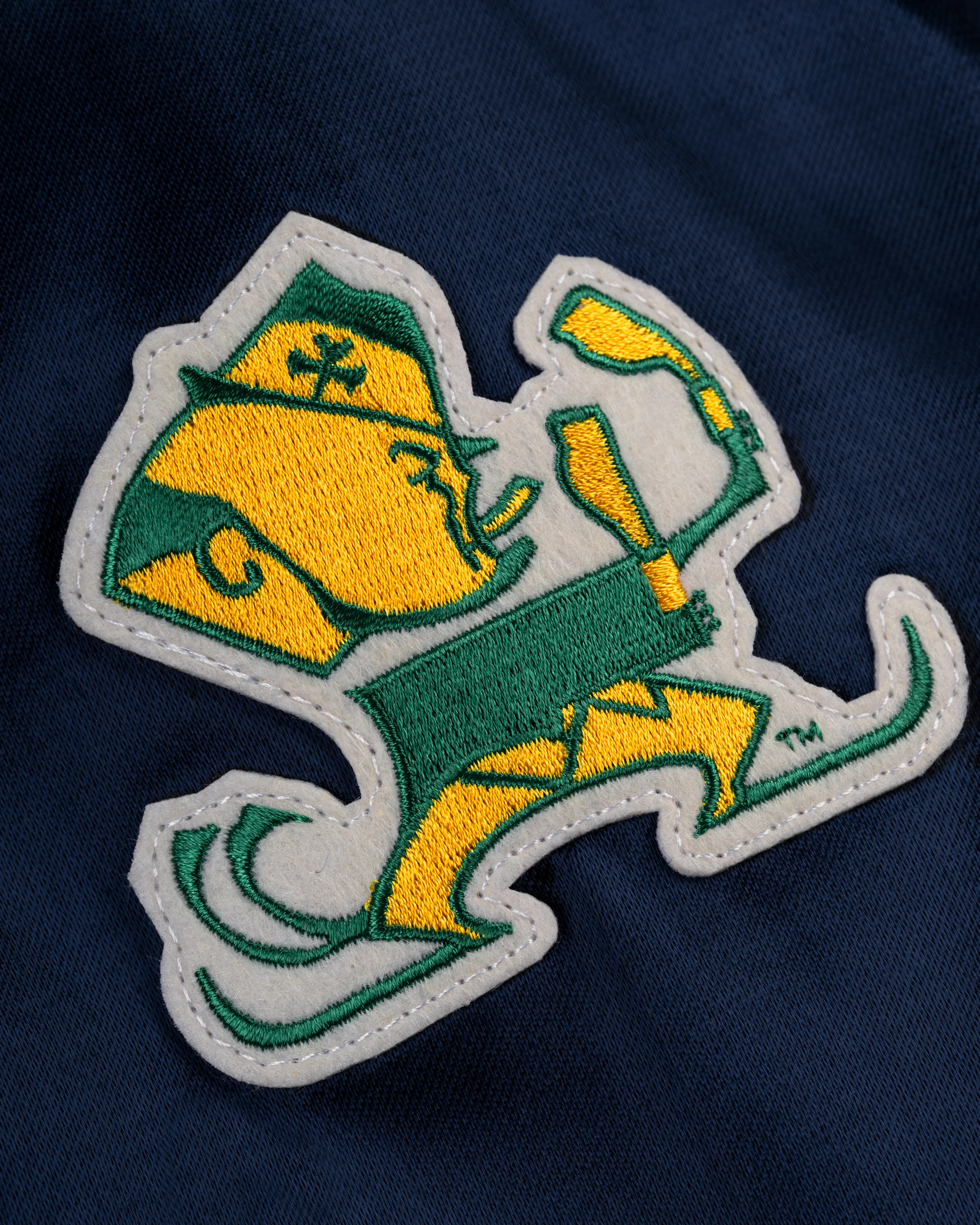 University of Notre Dame Satin Windbreaker Jacket - Image 5