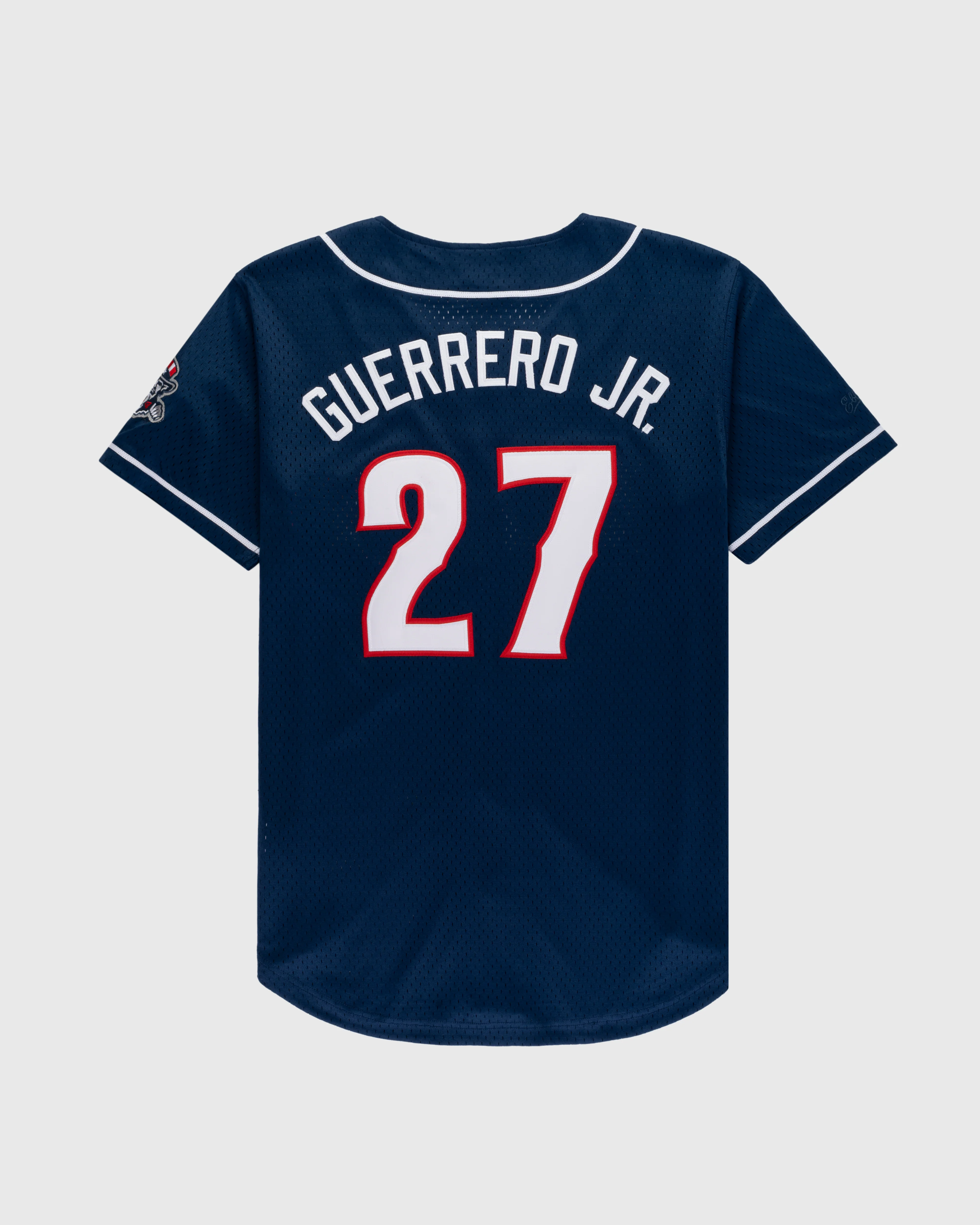 Vladimir Guerrero Jr. New Hampshire Fisher Cats Mesh Button-Up Jersey - Image 2