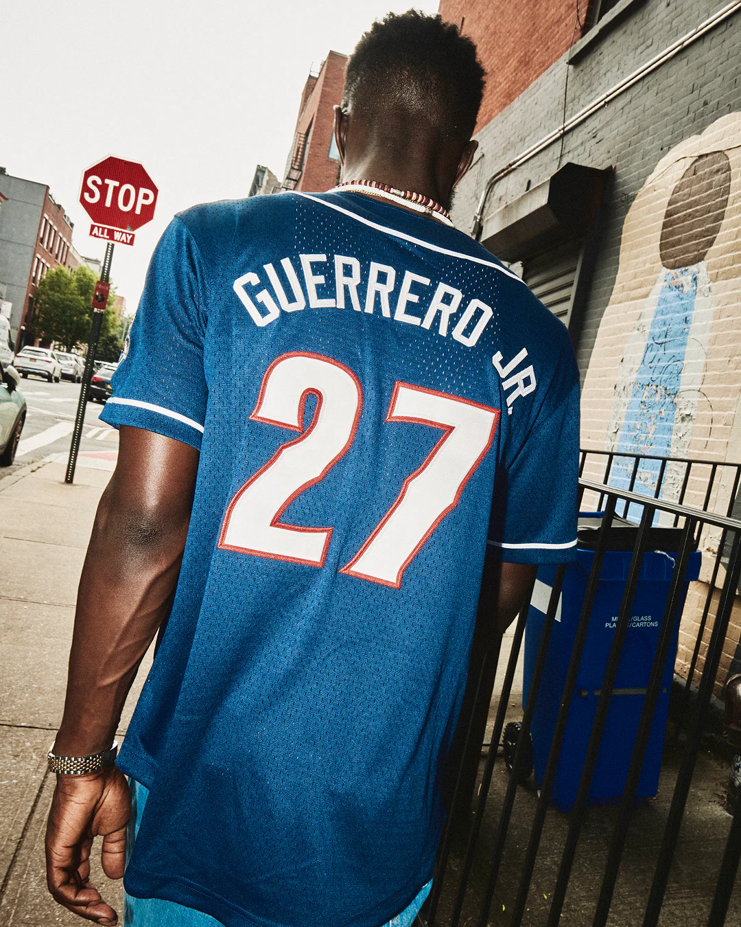 Vladimir Guerrero Jr. New Hampshire Fisher Cats Mesh Button-Up Jersey - Image 8